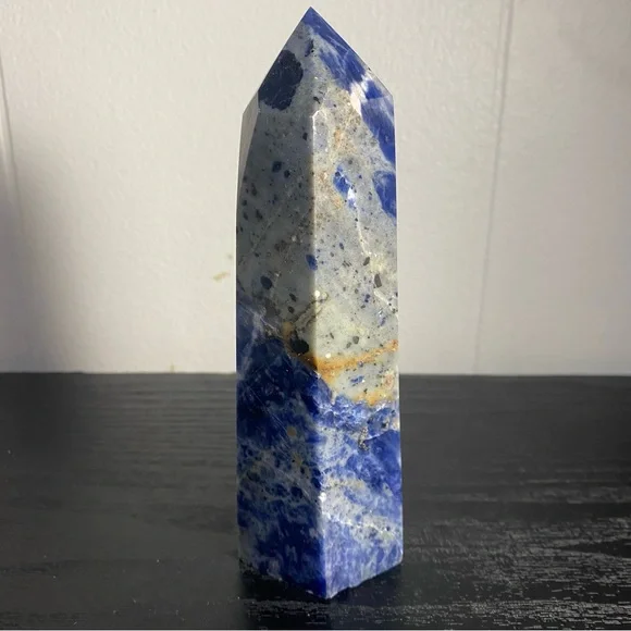 6 Inch Tall Sodalite Crystal Tower - Picture 3 of 7